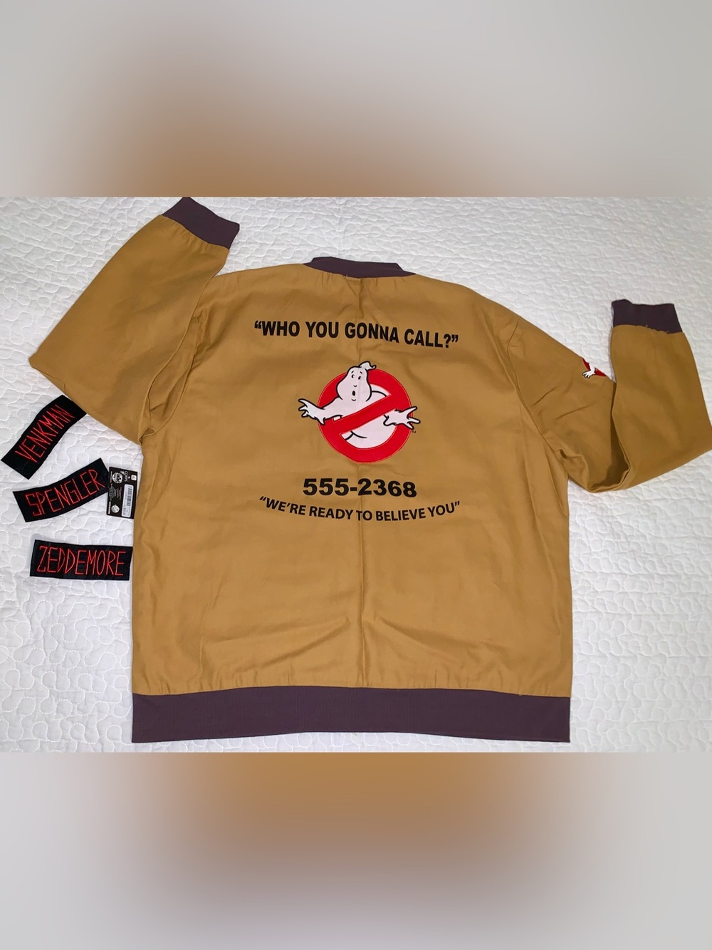 Tan Ghostbusters Jacket - Picture 2 of 8
